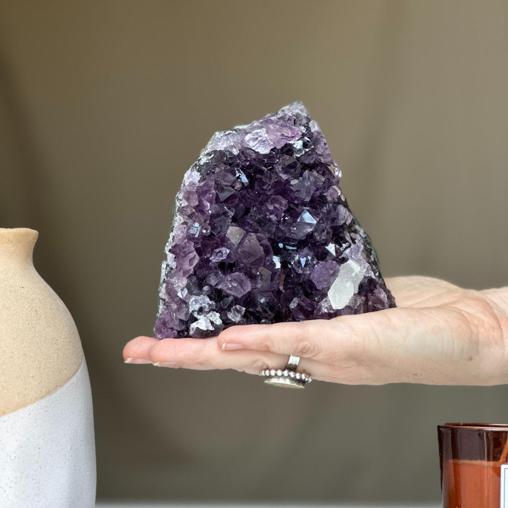 Amethyst geode Large crystal cluster with FREE GIFT BOX | Rocks & Geodes | Wiccan Center