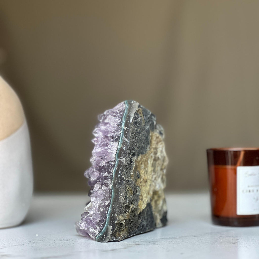 Amethyst geode Large crystal cluster with FREE GIFT BOX | Rocks & Geodes | Wiccan Center