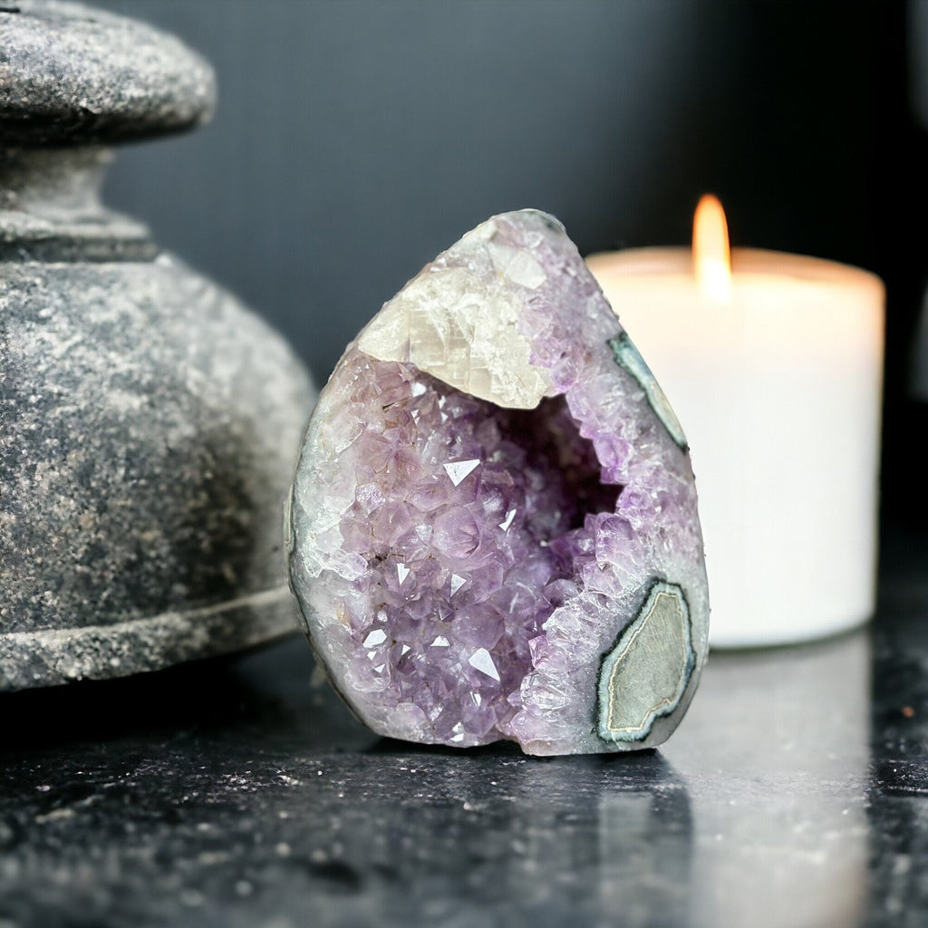 Amethyst in the raw | Amethyst Geodes | Wiccan Center