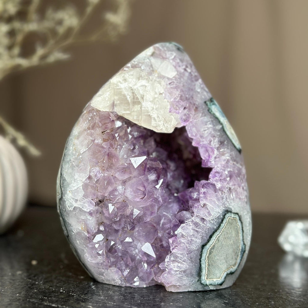 Amethyst in the raw | Amethyst Geodes | Wiccan Center