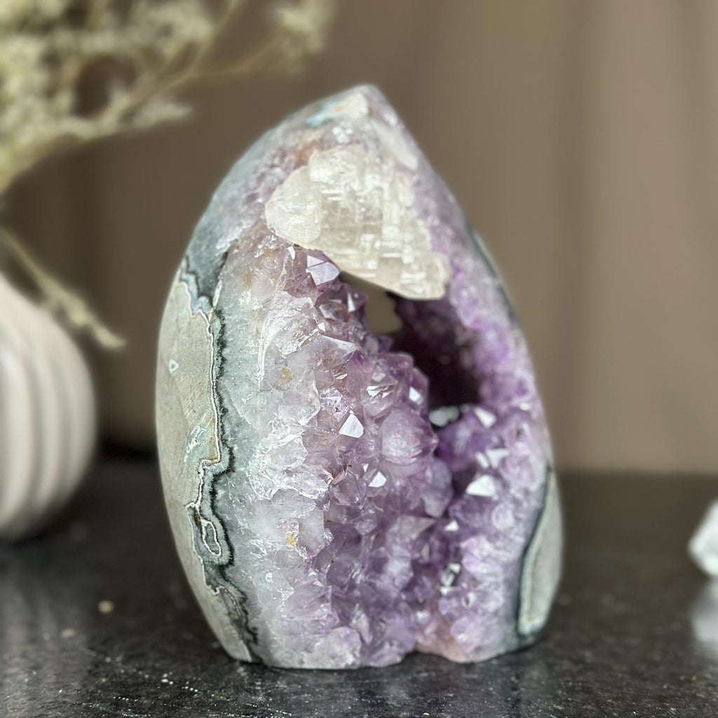 Amethyst in the raw | Amethyst Geodes | Wiccan Center