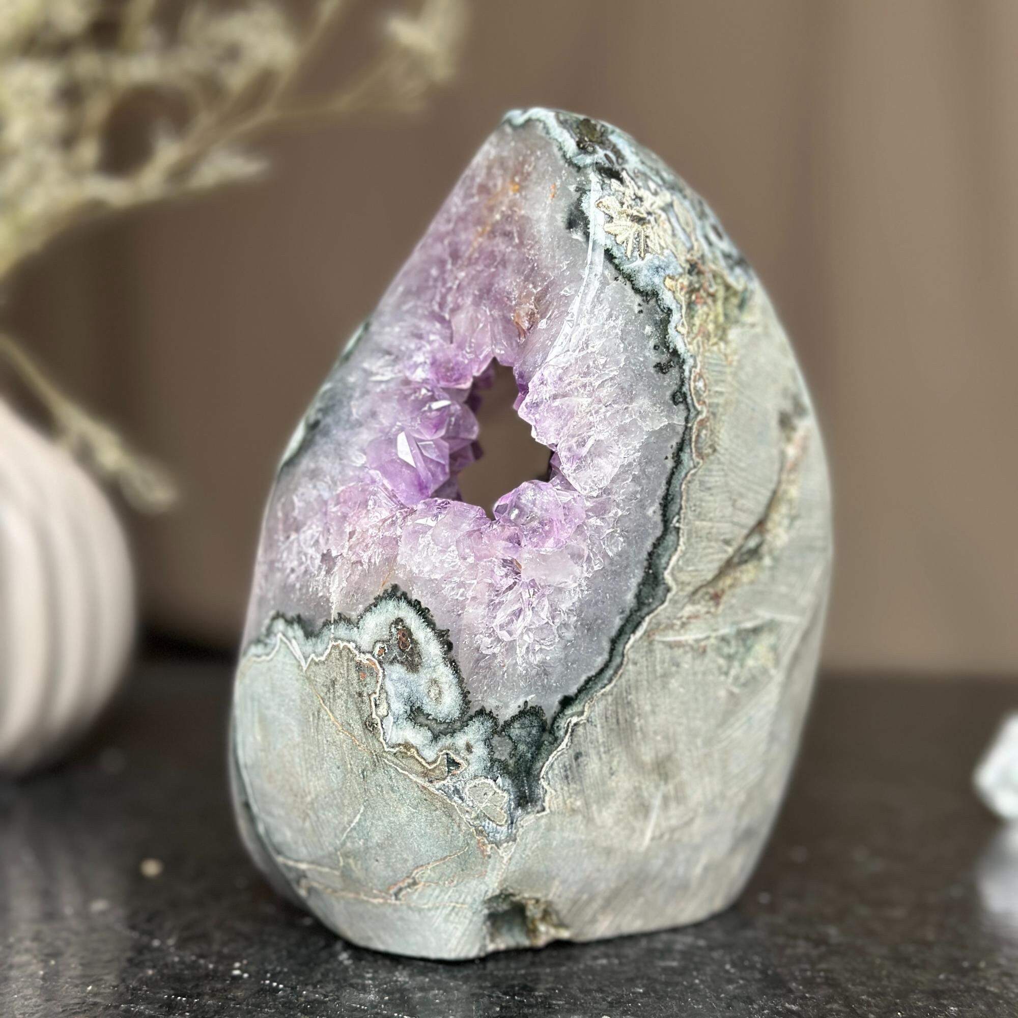Amethyst in the raw | Amethyst Geodes | Wiccan Center