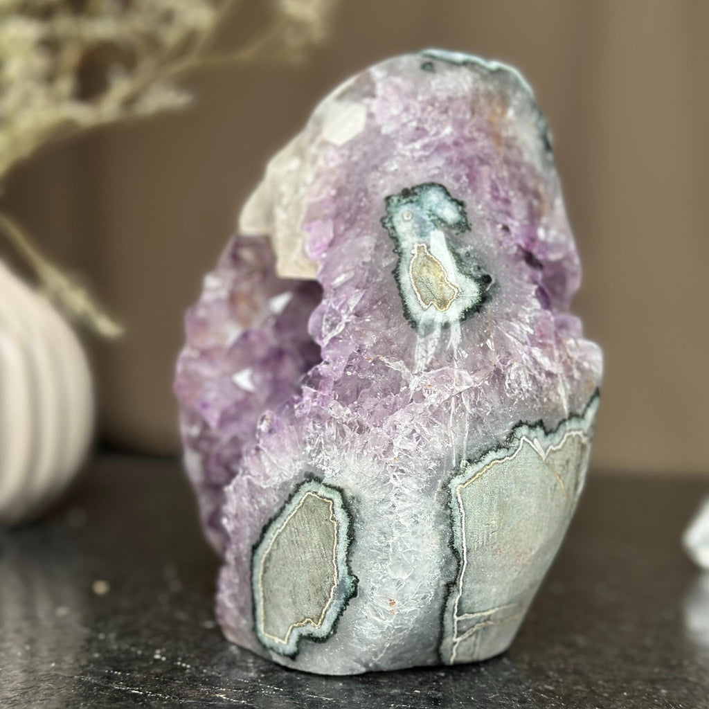 Amethyst in the raw | Amethyst Geodes | Wiccan Center