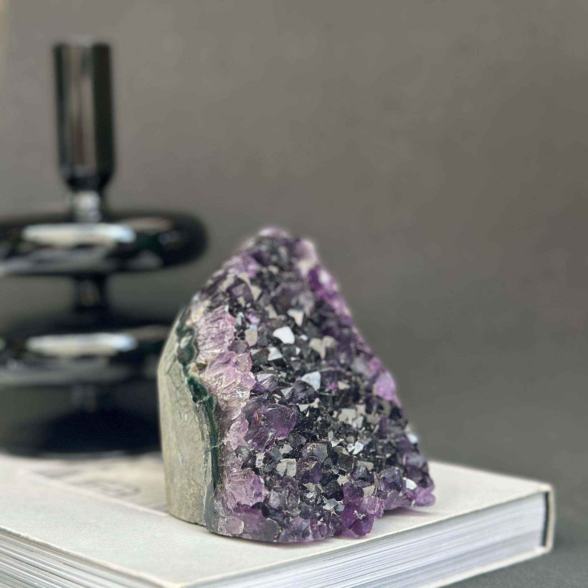 Amethyst raw stone, Cathedral amethyst, large crystal cluster | Amethyst Geodes | Wiccan Center