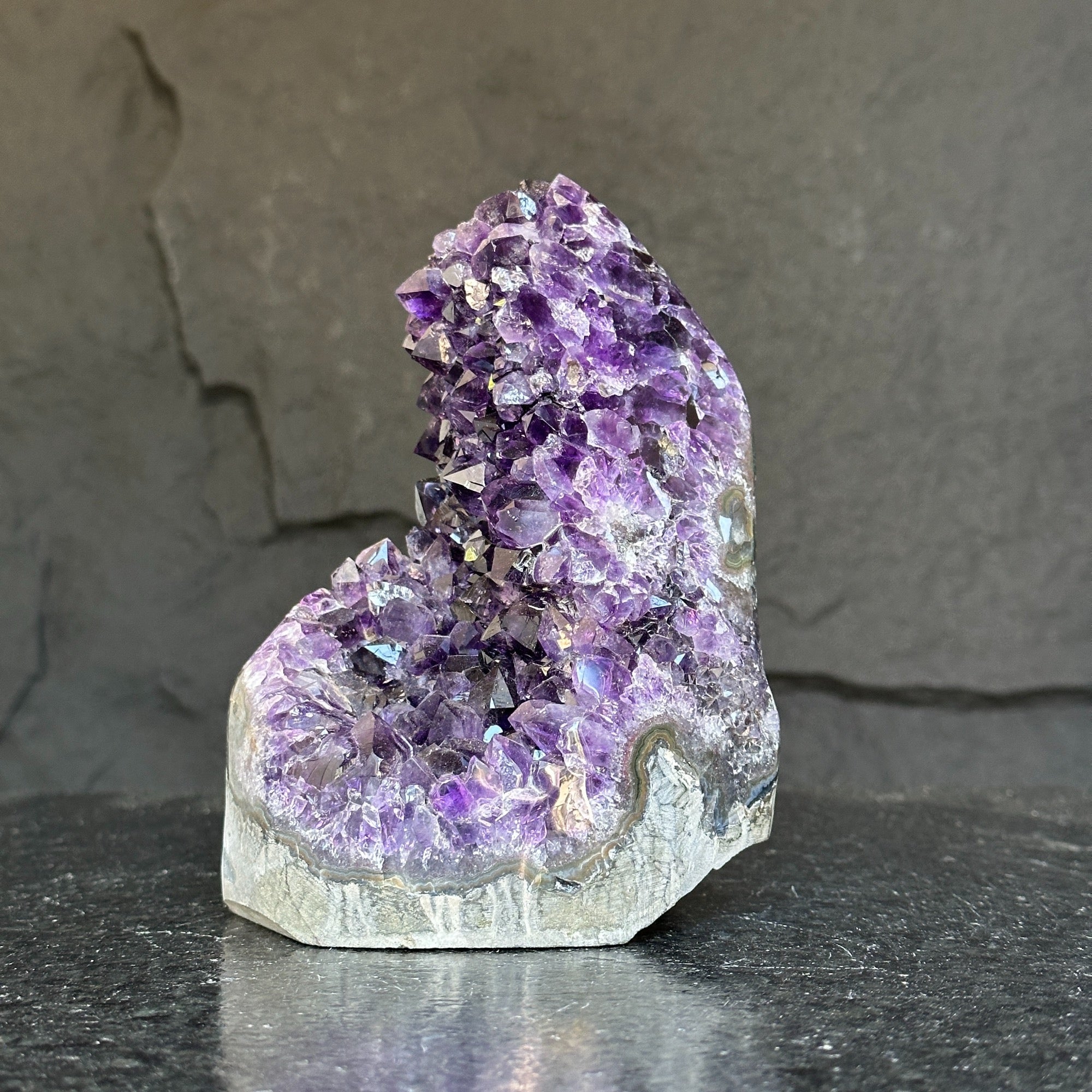 Amethyst with agate formations, amethyst cathedral for crystal decoration, extra large amethyst geode from Uruguay | Amethyst Geodes | Wiccan Center