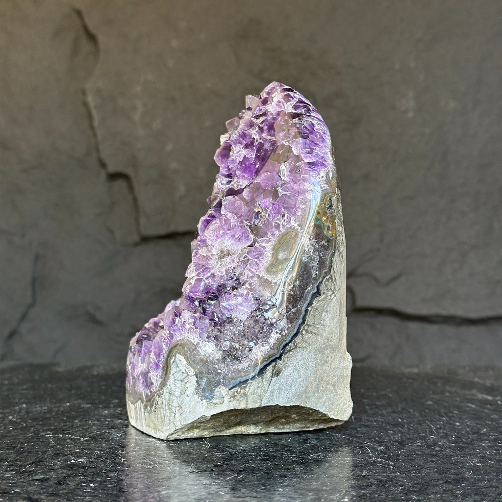 Amethyst with agate formations, amethyst cathedral for crystal decoration, extra large amethyst geode from Uruguay | Amethyst Geodes | Wiccan Center
