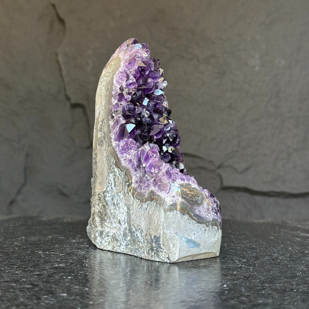 Amethyst with agate formations, amethyst cathedral for crystal decoration, extra large amethyst geode from Uruguay | Amethyst Geodes | Wiccan Center