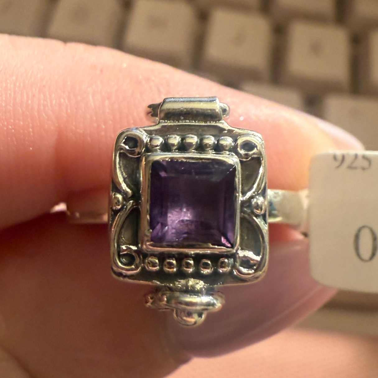 Poison Ring | Sterling Silver & Gold Vermeil Secret Locket Ring | Rings | Wiccan Center