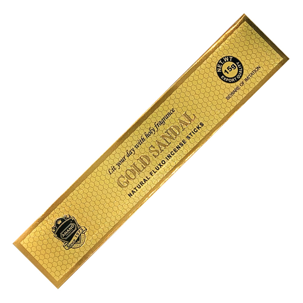 Anand Gold Sandal Incense Sticks | Incense | Wiccan Center