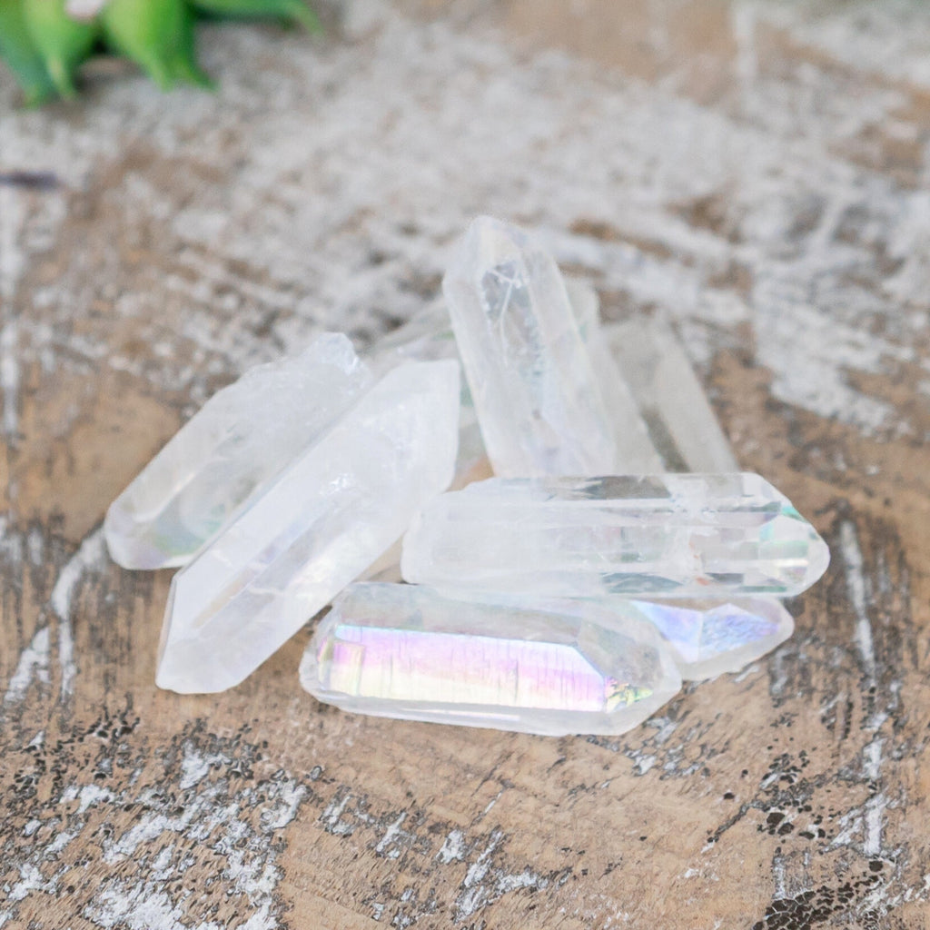 Angel Aura Quartz Crystal Point | Crystals | Wiccan Center