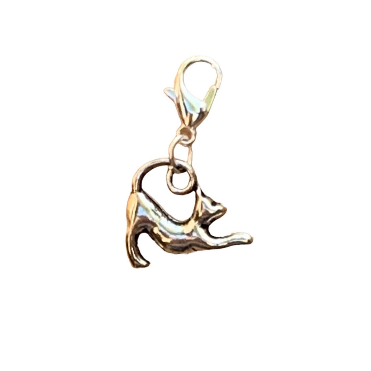 Animal Guide Charms - Cat Charm Stretching 3D | | Wiccan Center