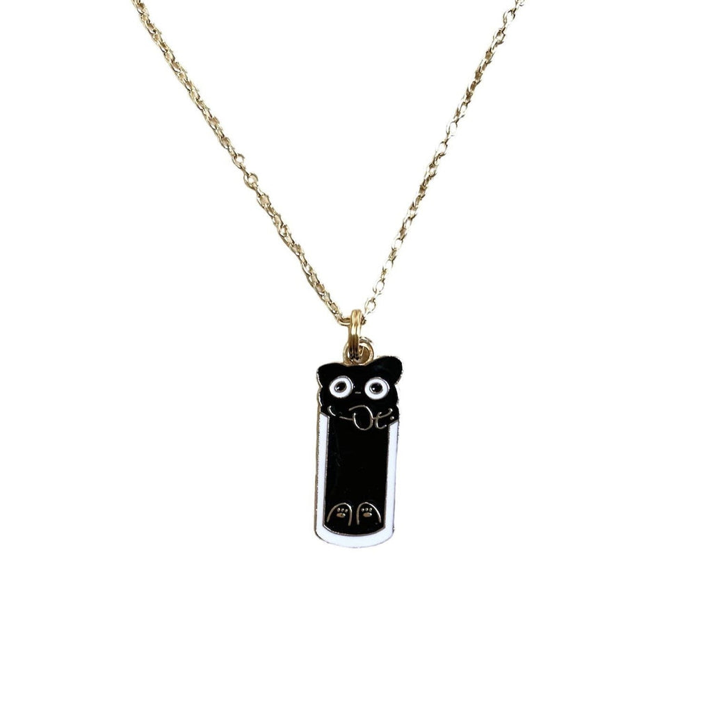 Animal Guide Necklaces - Black Cat Mischief | | Wiccan Center
