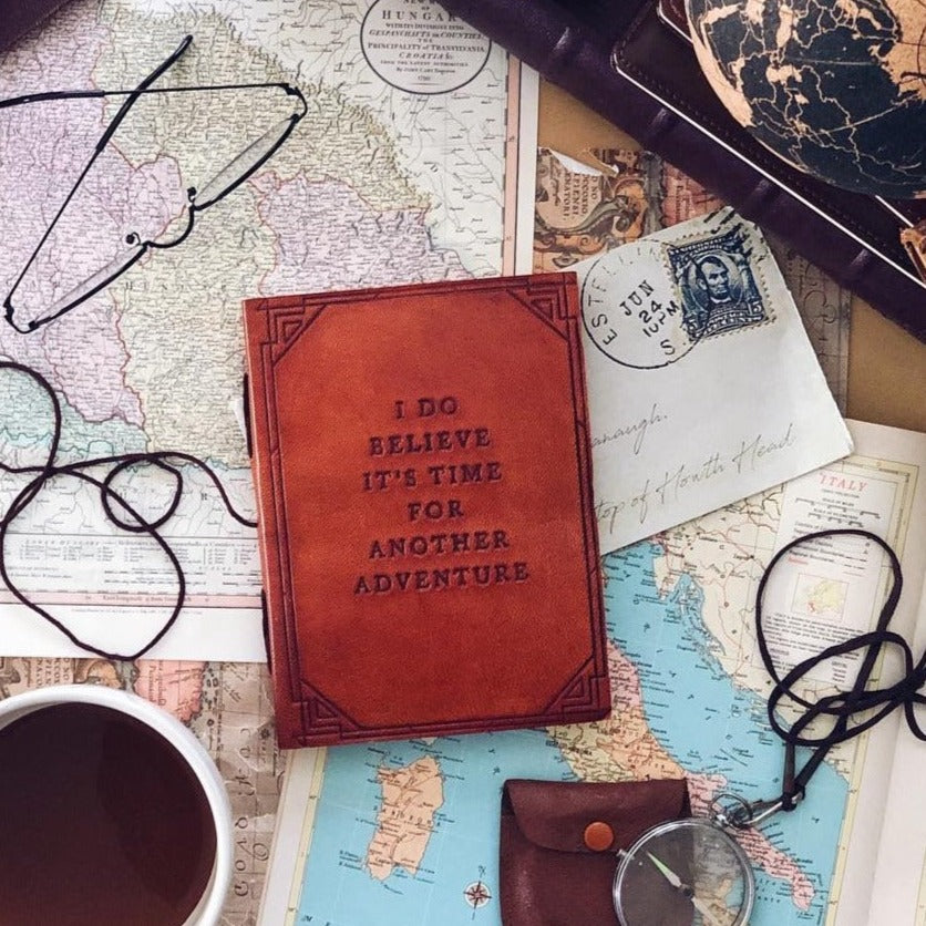 Another Adventure Quote Leather Journal | Journal | Wiccan Center