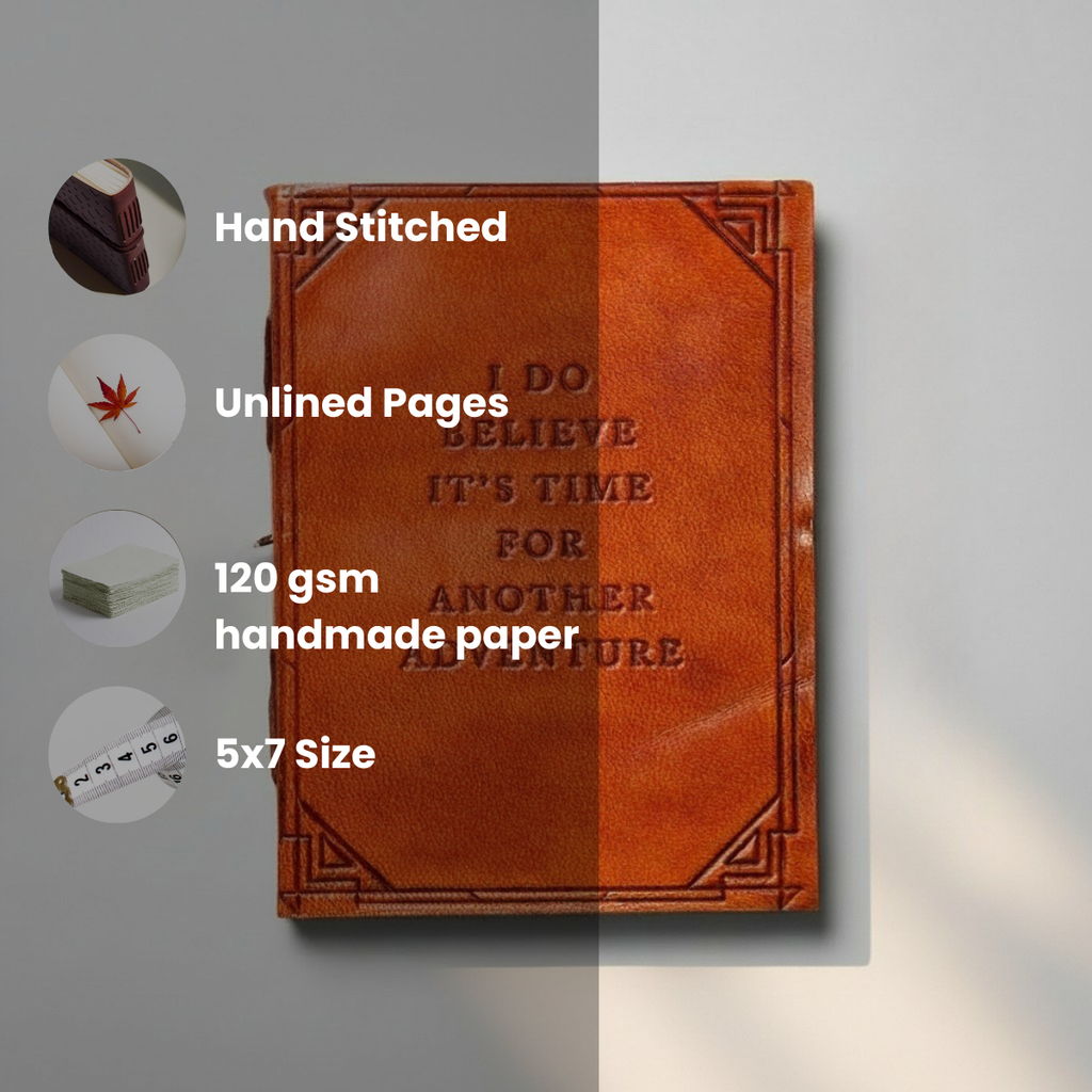 Another Adventure Quote Leather Journal | Journal | Wiccan Center