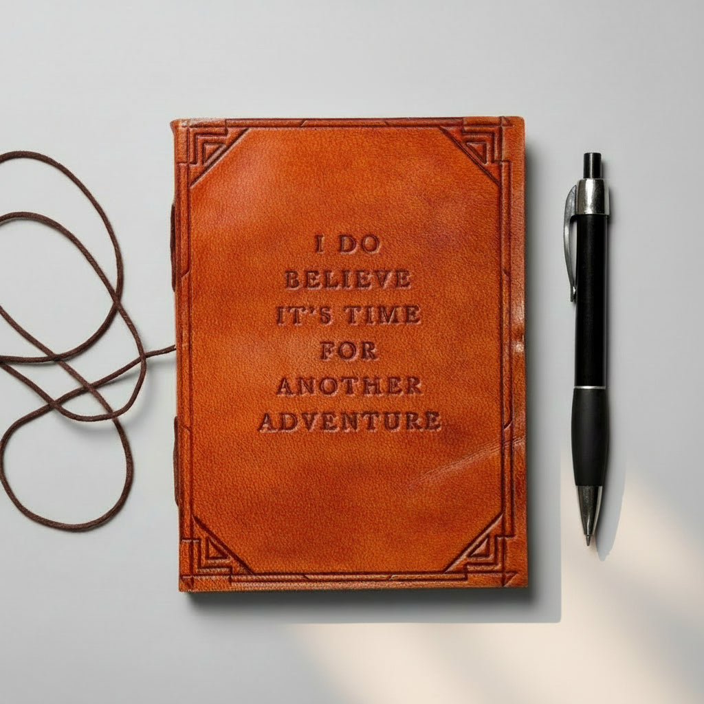 Another Adventure Quote Leather Journal | Journal | Wiccan Center