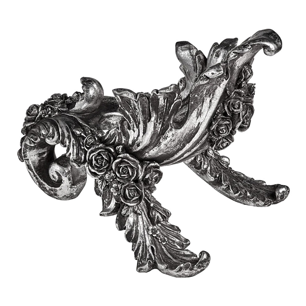 Antique Rose Wine Holder - Silver | Cutting Board | Wiccan Center