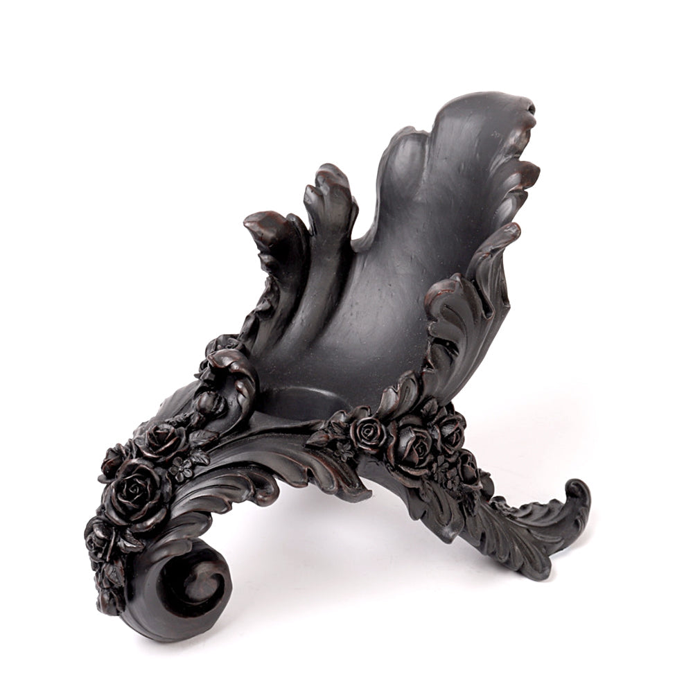 Antique Rose Wine Holder - Black | Wine Holder | Wiccan Center