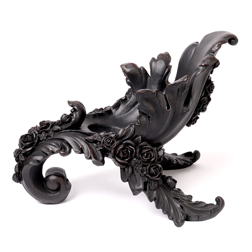 Antique Rose Wine Holder - Black | Wine Holder | Wiccan Center