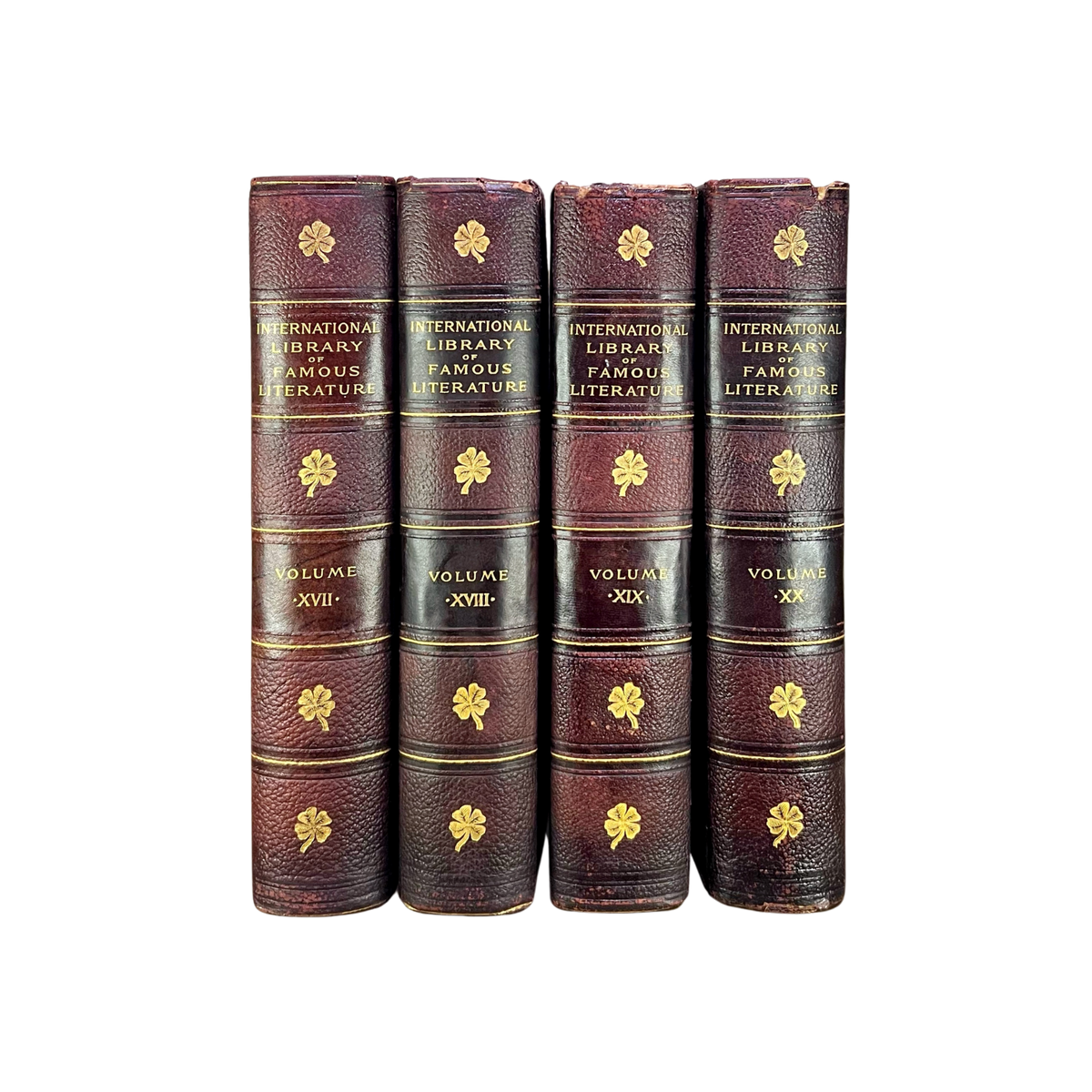 Leather Bound Antique Books: 1898 Int'l Library of Famous Literature (First Edition. 1 of 1000 copies - RARE)