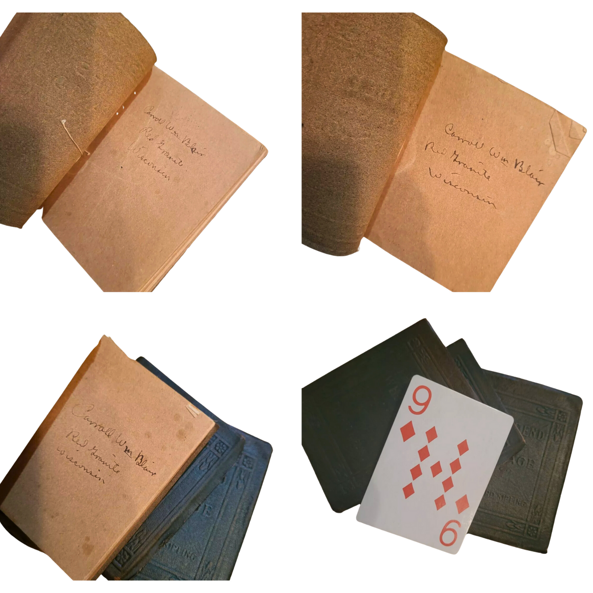 Antique Pocket Bound Books (Kipling, 1920s) - Set of 3 | Book | Wiccan Center