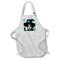 Apron - Bewitching witch lady, misty background. Black magic. Halloween gift Alexis Design - Holidays Halloween | Apron | Wiccan Center