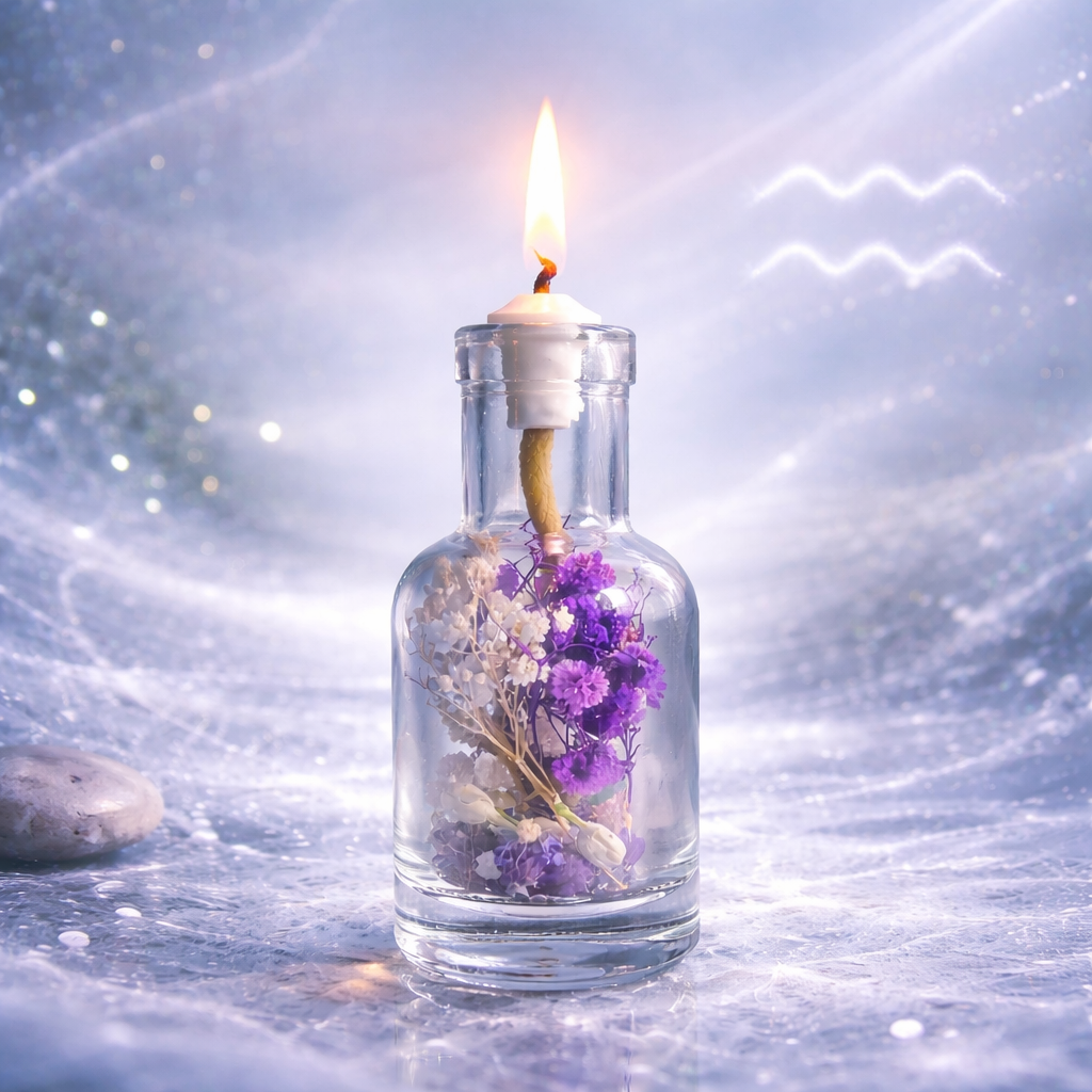 Aquarius - Oil Candle | Oil candle | Wiccan Center