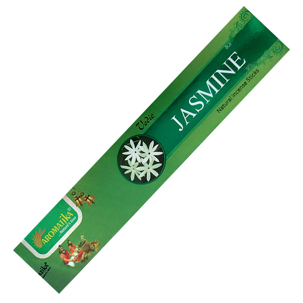 Aromatika Vedic Jasmine Incense Sticks 15g | Incense | Wiccan Center