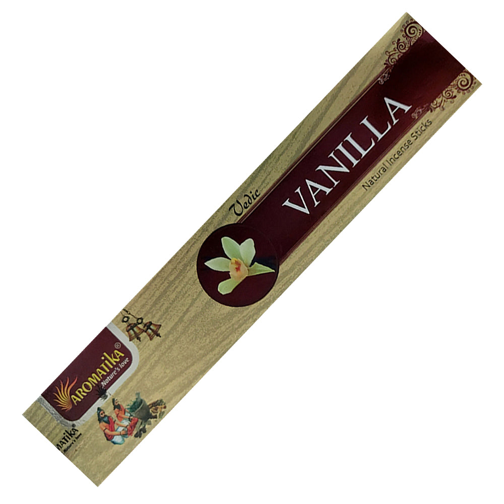 Aromatika Vedic Vanilla Incense Sticks 15g | Incense | Wiccan Center