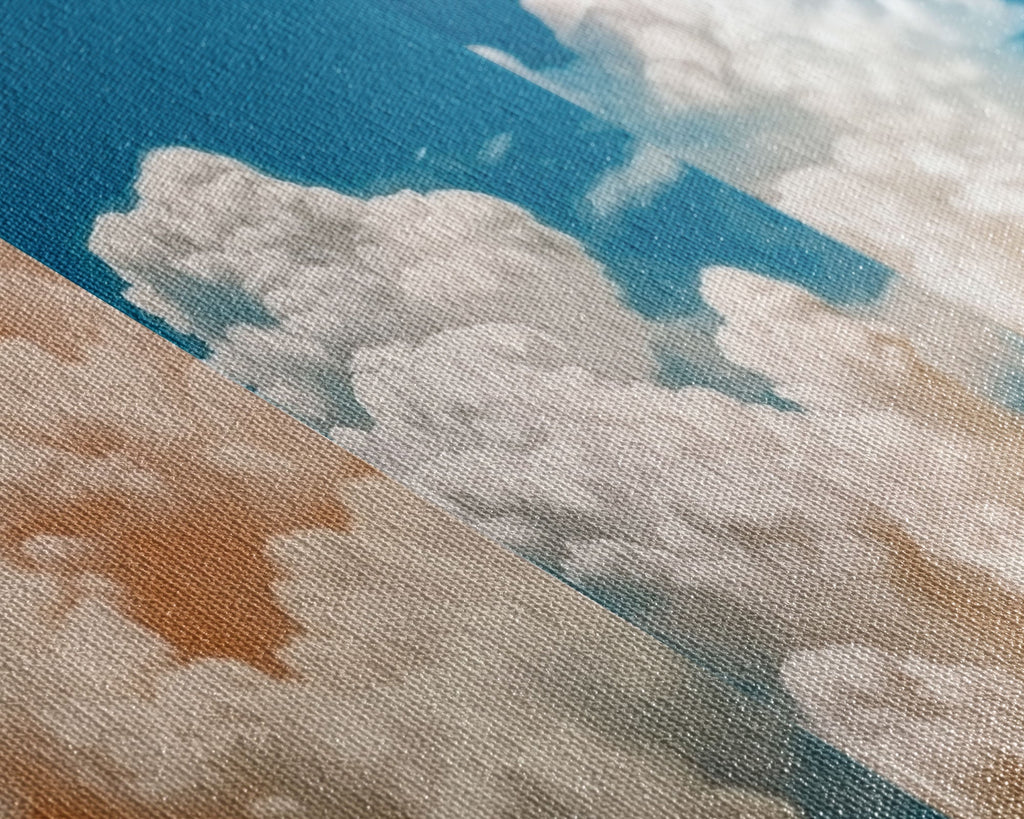Cloud Wall Art Triptych 3 Piece Set Blue Wall Art Abstract Art Print Minimalist Wall Art Indigo Art Maximalist Deco Sky Wall Art Sky Print | | Wiccan Center
