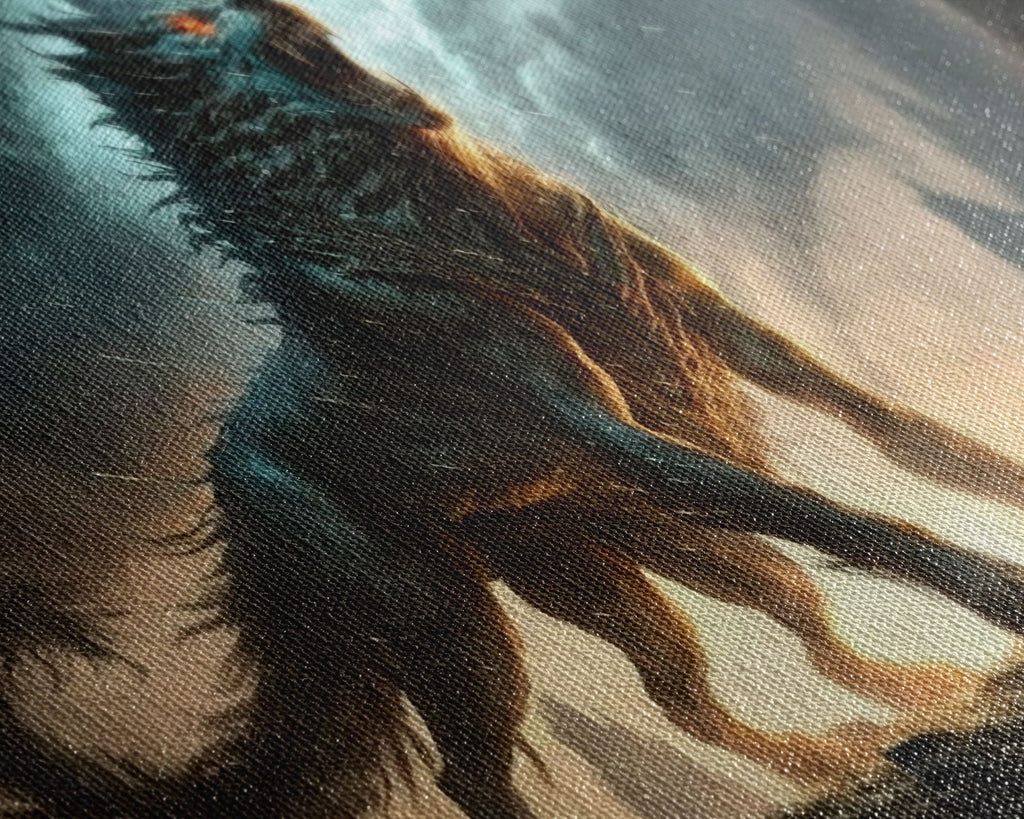 Fenrir, Fenrisúlfr, Norse Mythology, Hróðvitnir, Vánagandr, Vanargand, Fantasy Wolf Art, Nordic Fantasy Art | | Wiccan Center