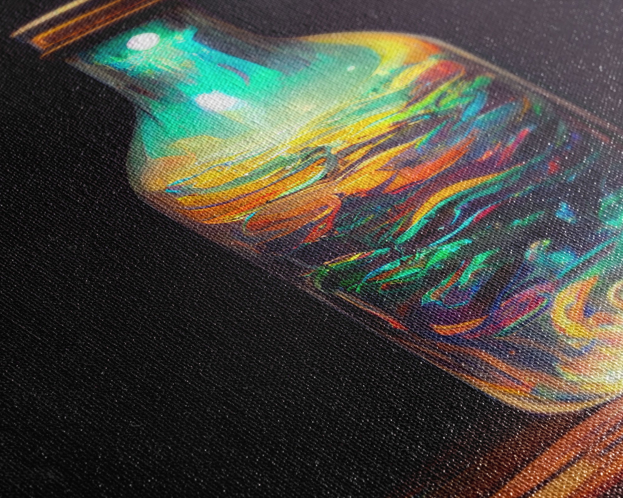 Miniature world in a bottle poster print, high fantasy wall art, magical wall art | | Wiccan Center