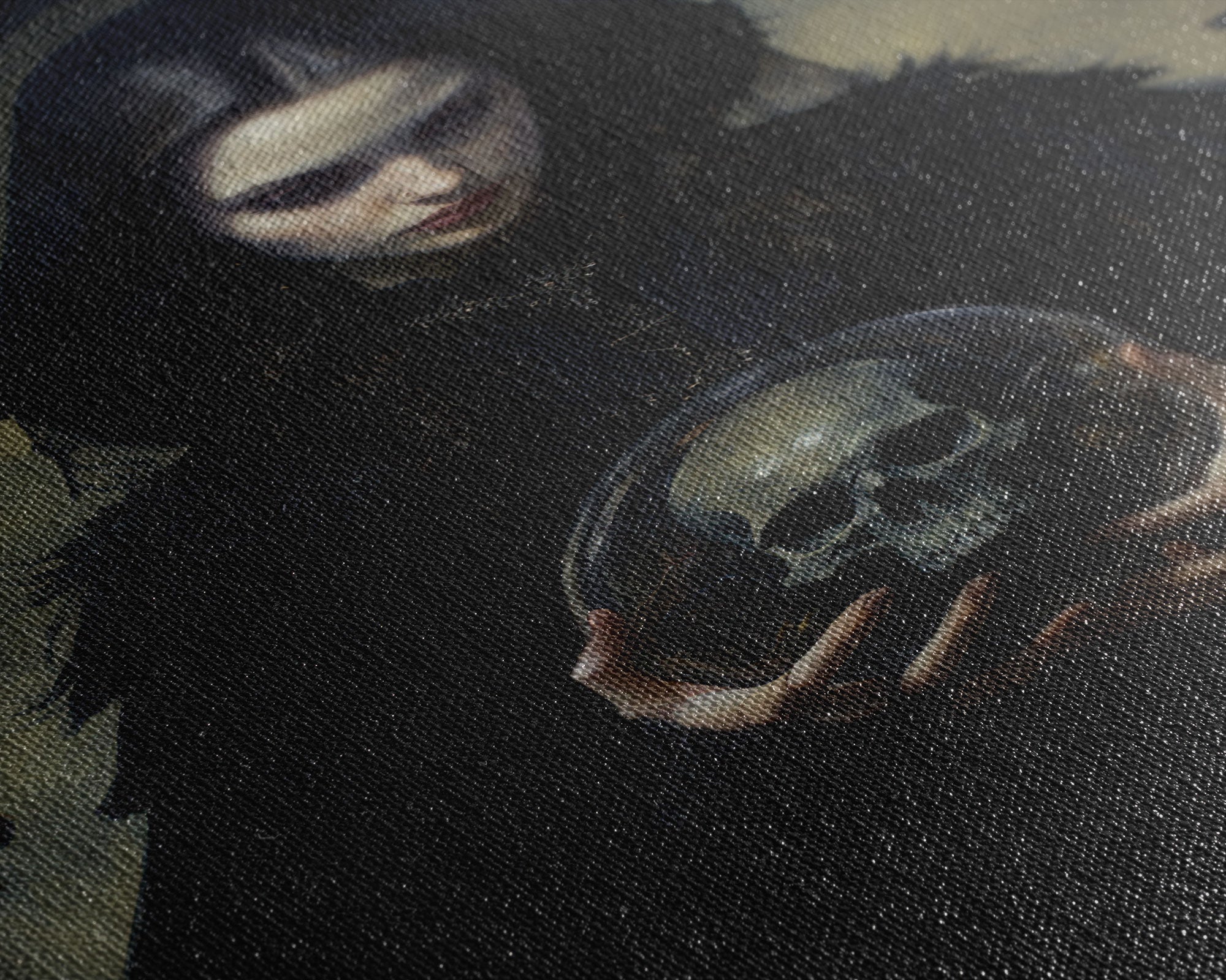 The Fortune Teller, Halloween Canvas Print, Framed Canvas, Unique Wall Art, Goth Art, Dark Academia, Witch Art, Witchcraft | | Wiccan Center