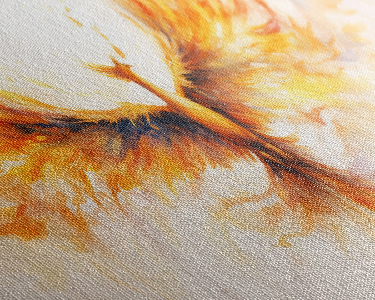 The Phoenix Panoramic Print, Mystical Rebirth, Framed Wall Art, Reincarnation Art | | Wiccan Center