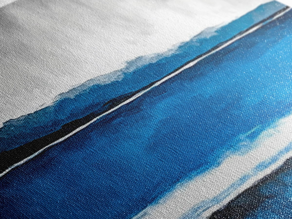 Ocean Wave, Beach Canvas Print, Coastal Art, Blue Water Painting, Modern Seascape, Nautical Wall Art, Living Room Decor, Minimalist Art | | Wiccan Center