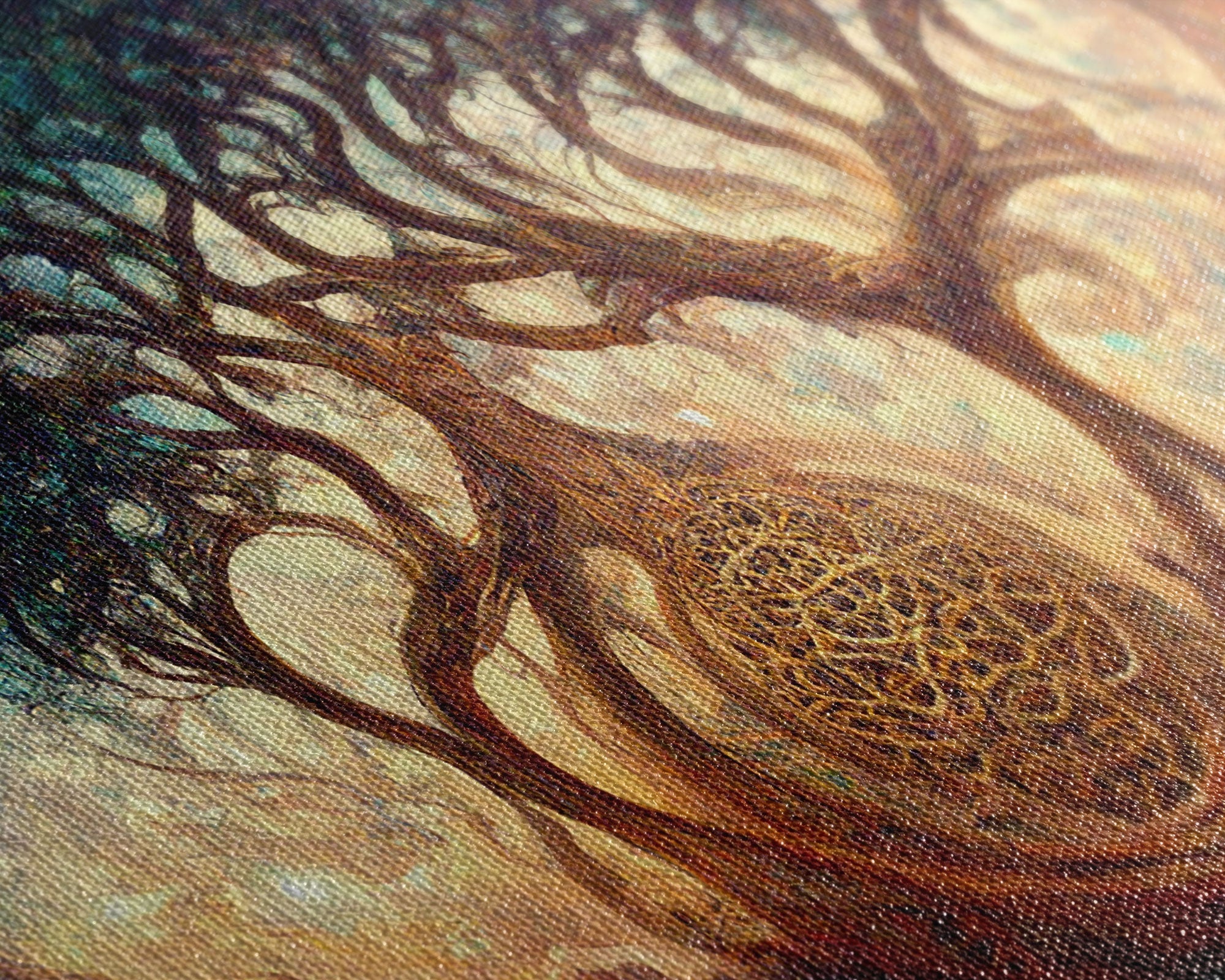 Gaia, norse mythology, canvas print, high fantasy art