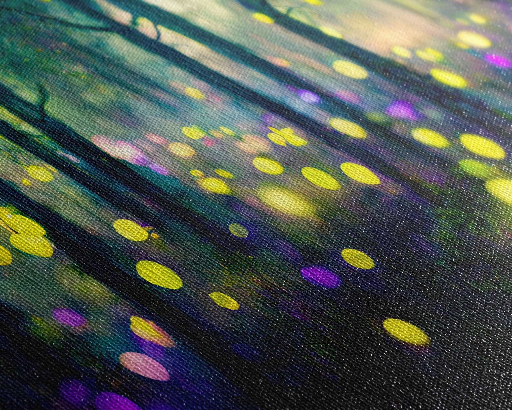 Magical forest with fairies canvas print, fantasy art, cool wall art, dorm art, ready to hang wall art | | Wiccan Center