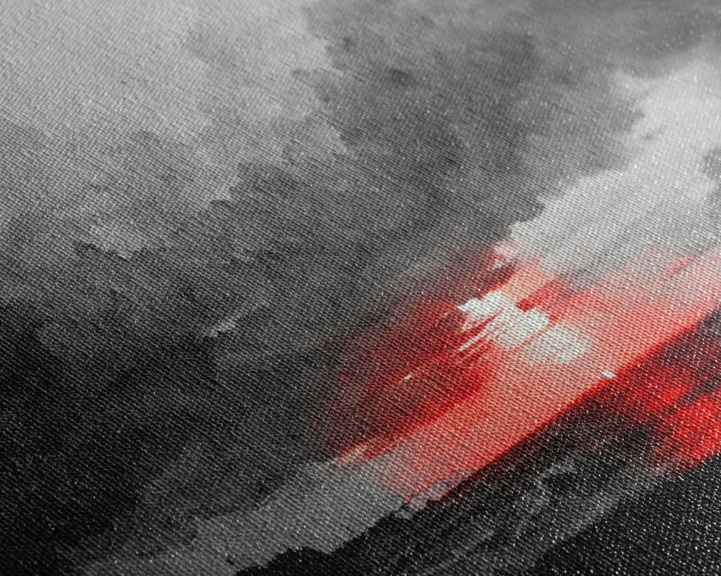 Creepy Blood moon canvas print, dark fantasy art, black and white art, Halloween, spooky art, horror landscape art | | Wiccan Center