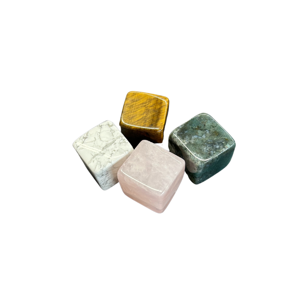 Gemstone Cube - Assorted | Carvings | Wiccan Center