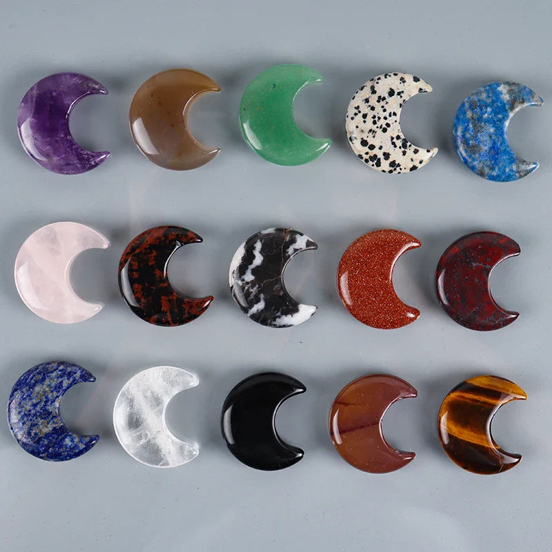 Assorted Crystal Moons | Crystals | Wiccan Center