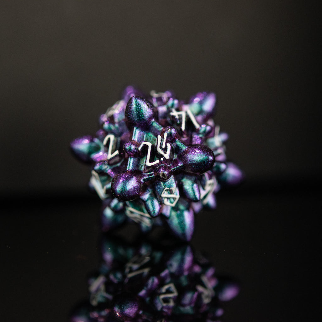 Asteroid Fields Metal Dice Set - Juno | Metal | Wiccan Center