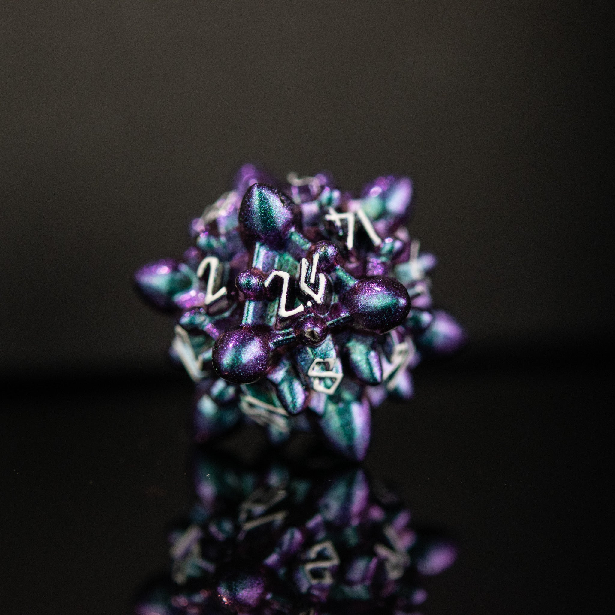 Asteroid Fields Metal Dice Set - Juno | Metal | Wiccan Center