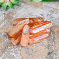 Tangerine Aura Quartz Crystal Point | Religious Items | Wiccan Center
