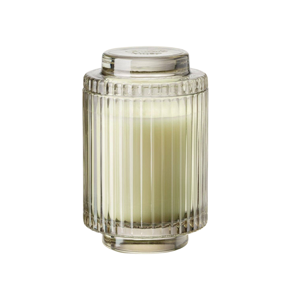 Aurélie Reeded Glass Candle: Kyoto Vine & Moss (M) | Candles | Wiccan Center
