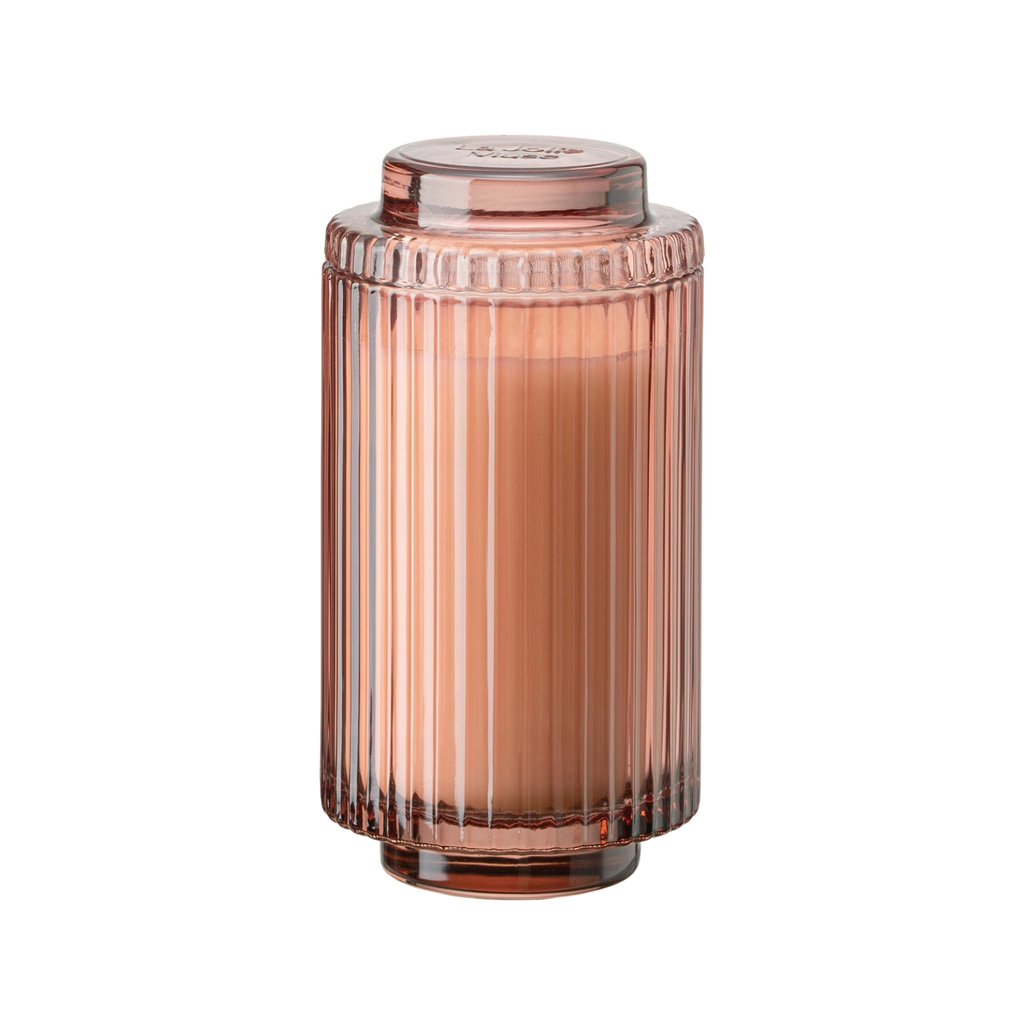 Aurélie Reeded Glass Candle: Watermelon Mint Zest (L & M) | Candles | Wiccan Center