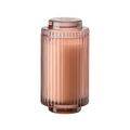 Aurélie Reeded Glass Candle: Watermelon Mint Zest (L & M) | Candles | Wiccan Center
