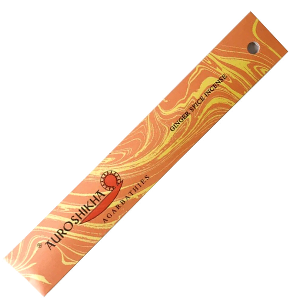 Auroshikha Ginger Spice Incense Sticks | Incense | Wiccan Center