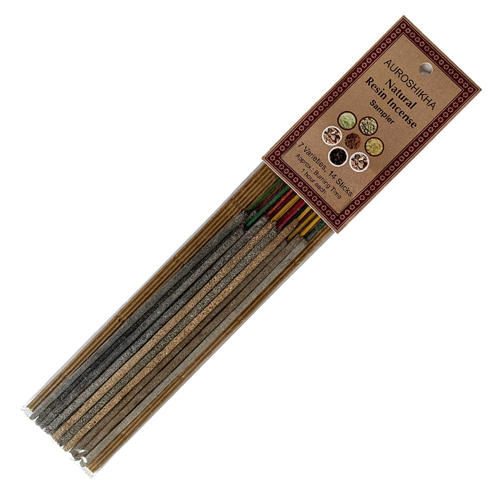 Auroshikha Sampler Natural Resin Incense Sticks | Incense | Wiccan Center