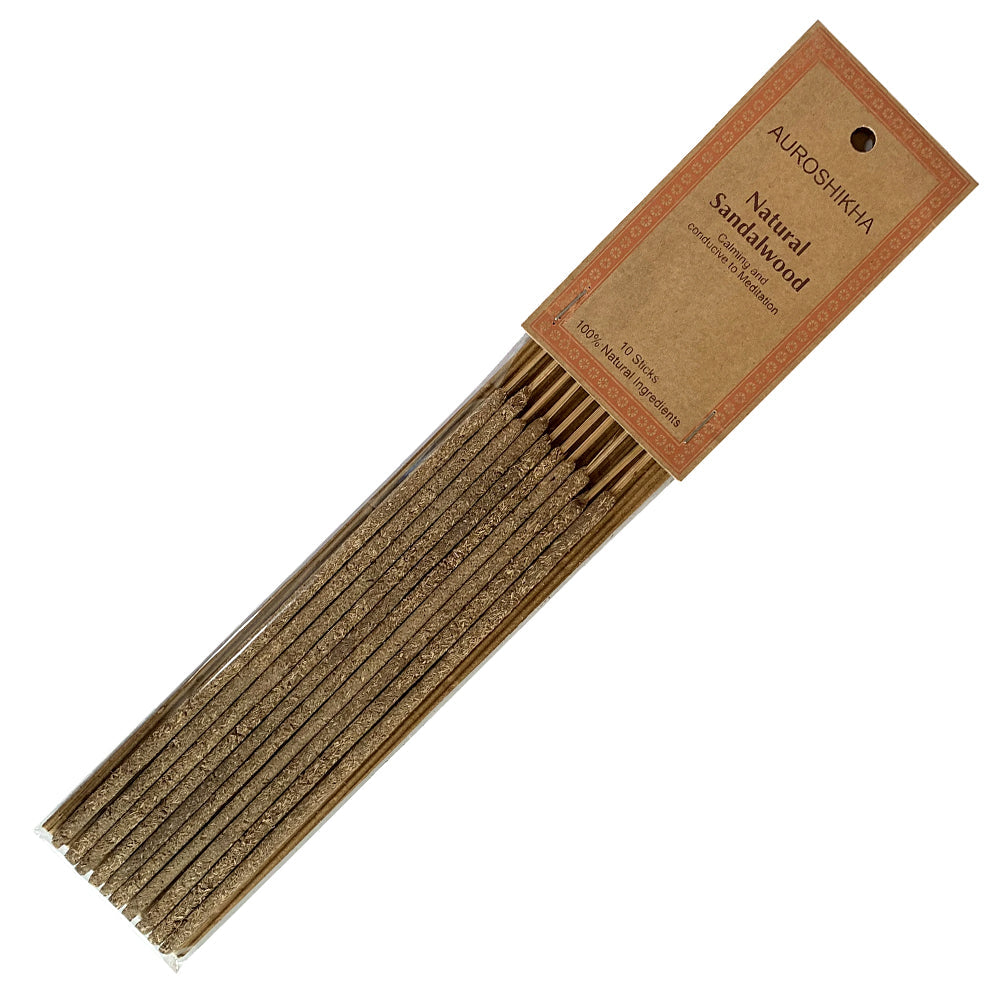 Auroshikha Natural Sandalwood Resin Incense Sticks | Incense | Wiccan Center