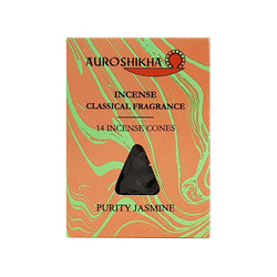 Auroshikha Purity Jasmine Incense Cones | Incense | Wiccan Center