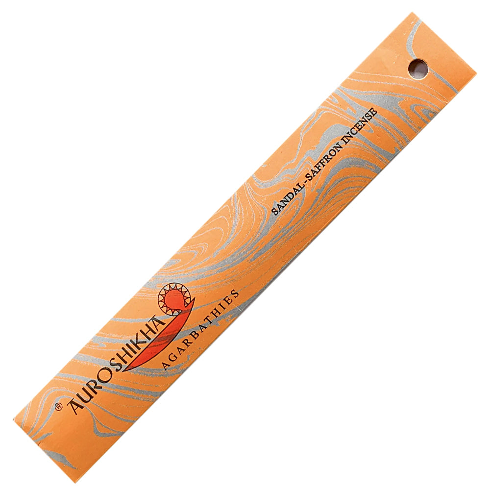 Auroshikha Sandal Saffron Incense Sticks | Incense | Wiccan Center
